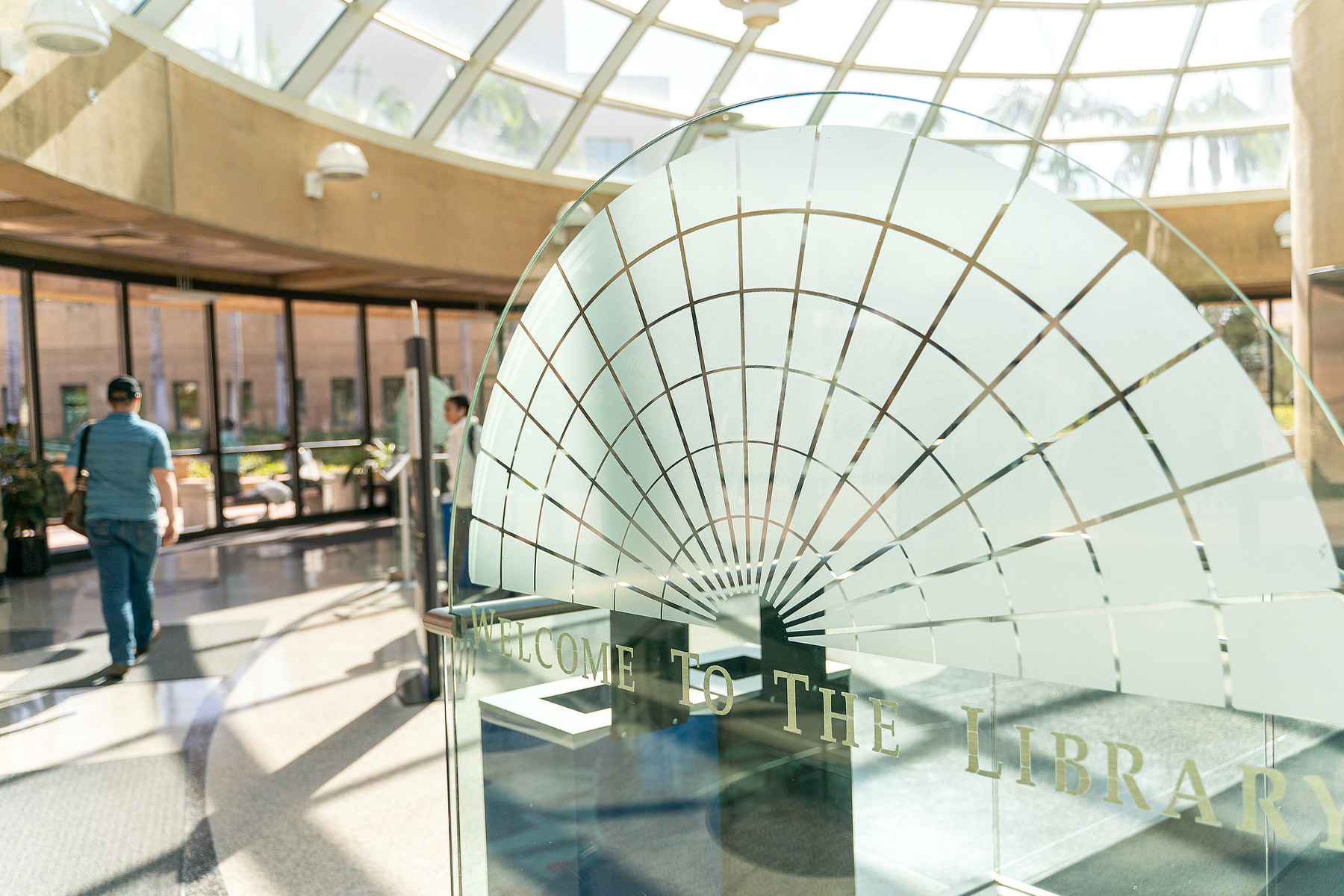 Entrance of the Love Library Dome