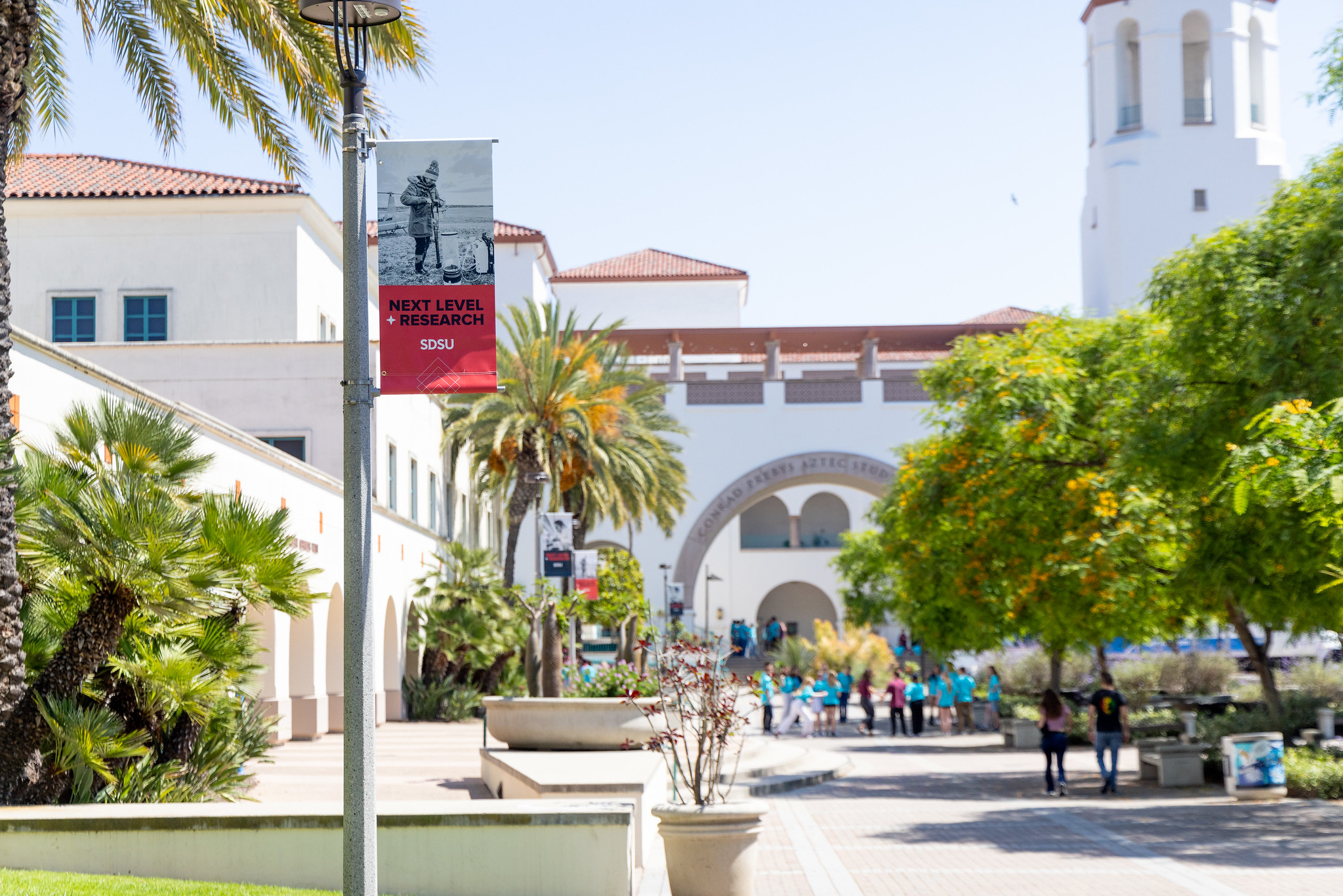 shot of a poster at sdsu
