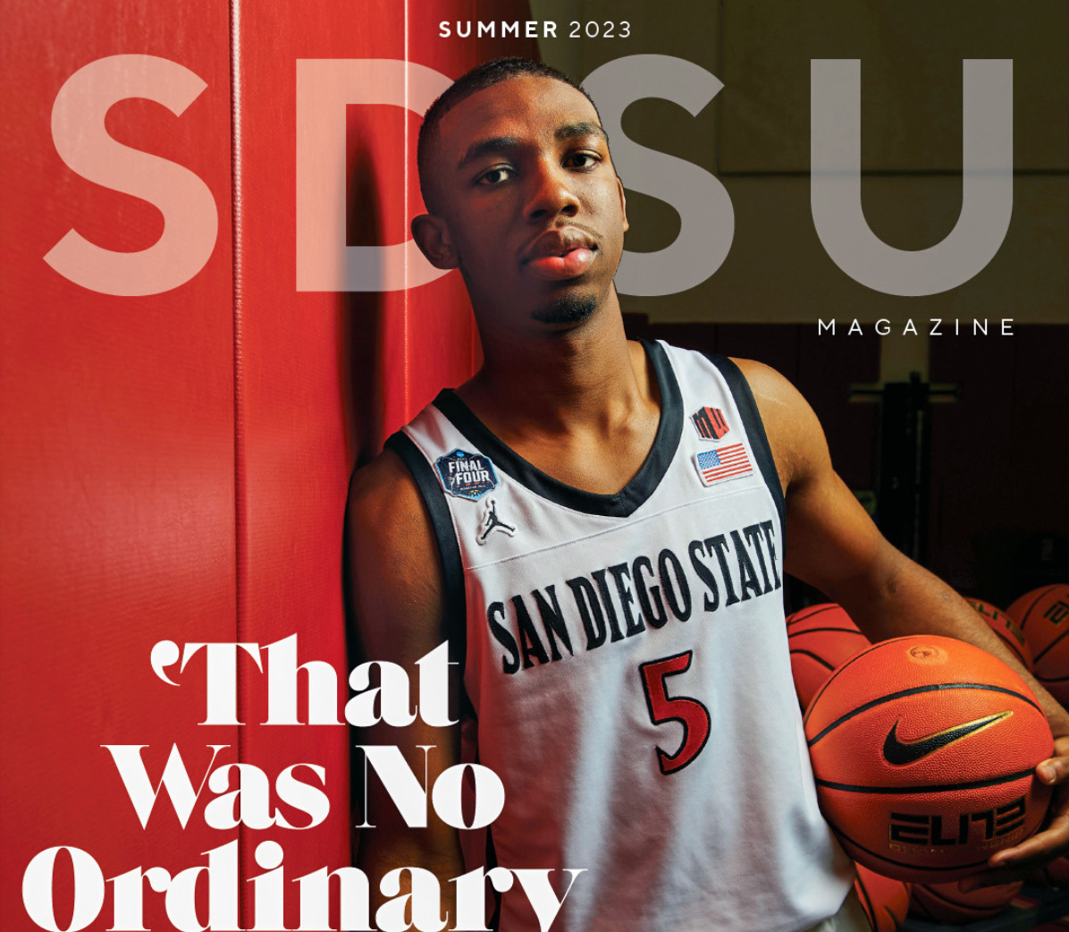 Cover of spring 2022 issue of SDSU Magazine